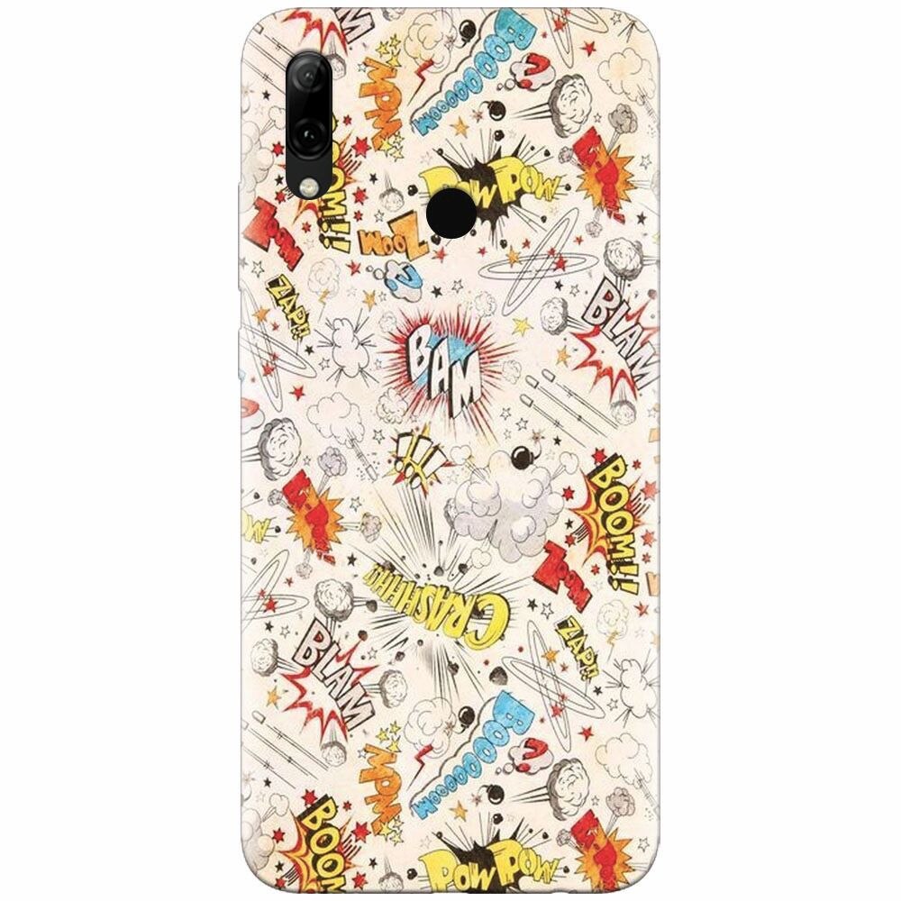 Husa silicon pentru Huawei P Smart Z, Vintage Comic