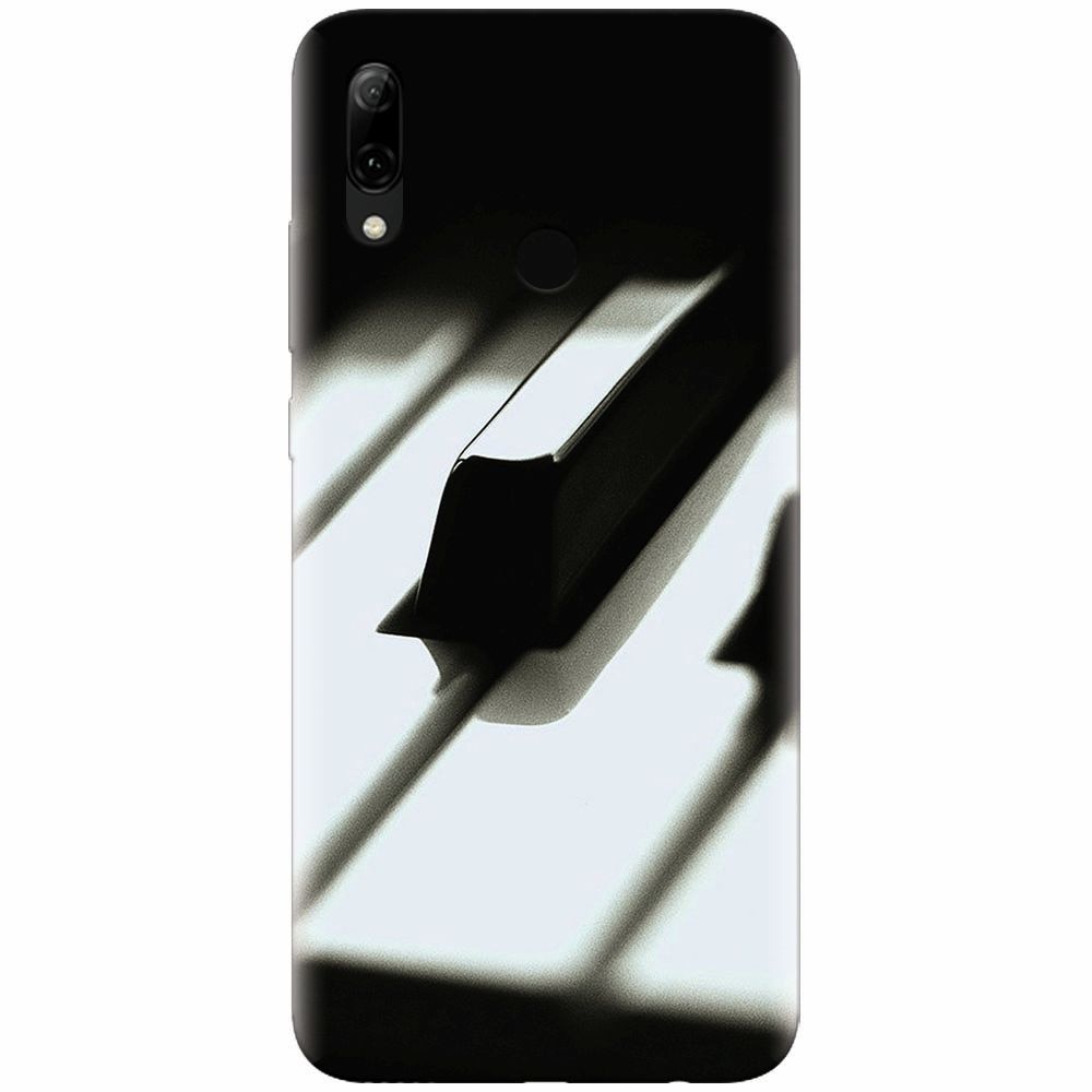 Husa silicon pentru Huawei P Smart Z, Piano Key Close Up Macro