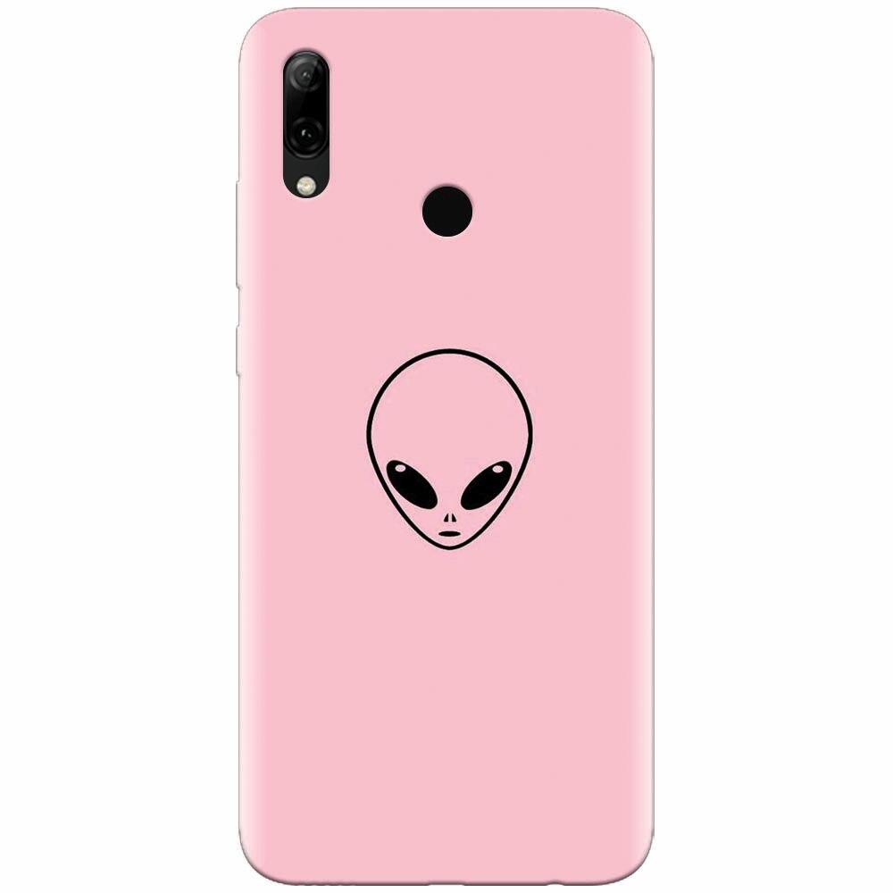 Husa silicon pentru Huawei P Smart Z, Pink Alien