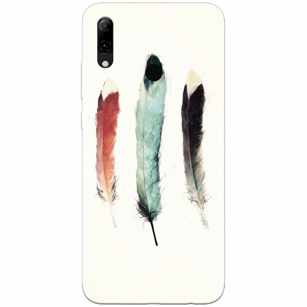 Husa silicon pentru Huawei P Smart Z, Three Feathers