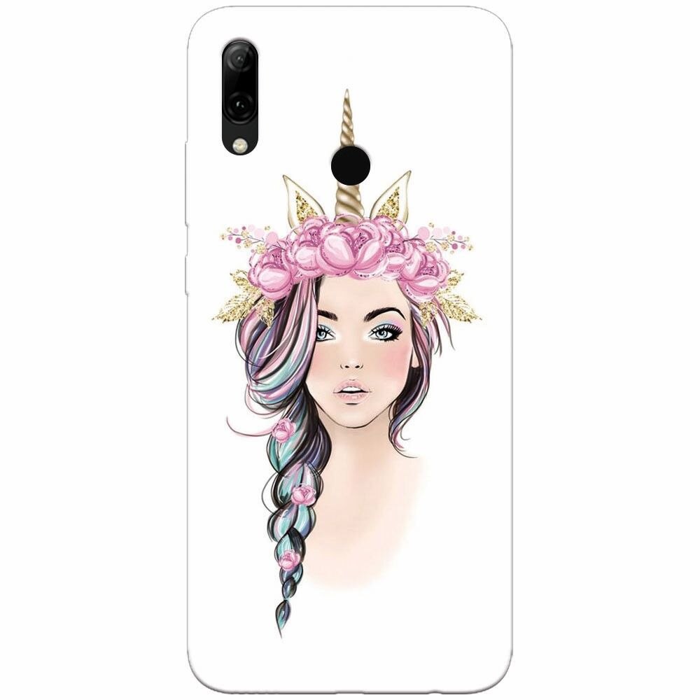 Husa silicon pentru Huawei P Smart Z, Unicorn Girl