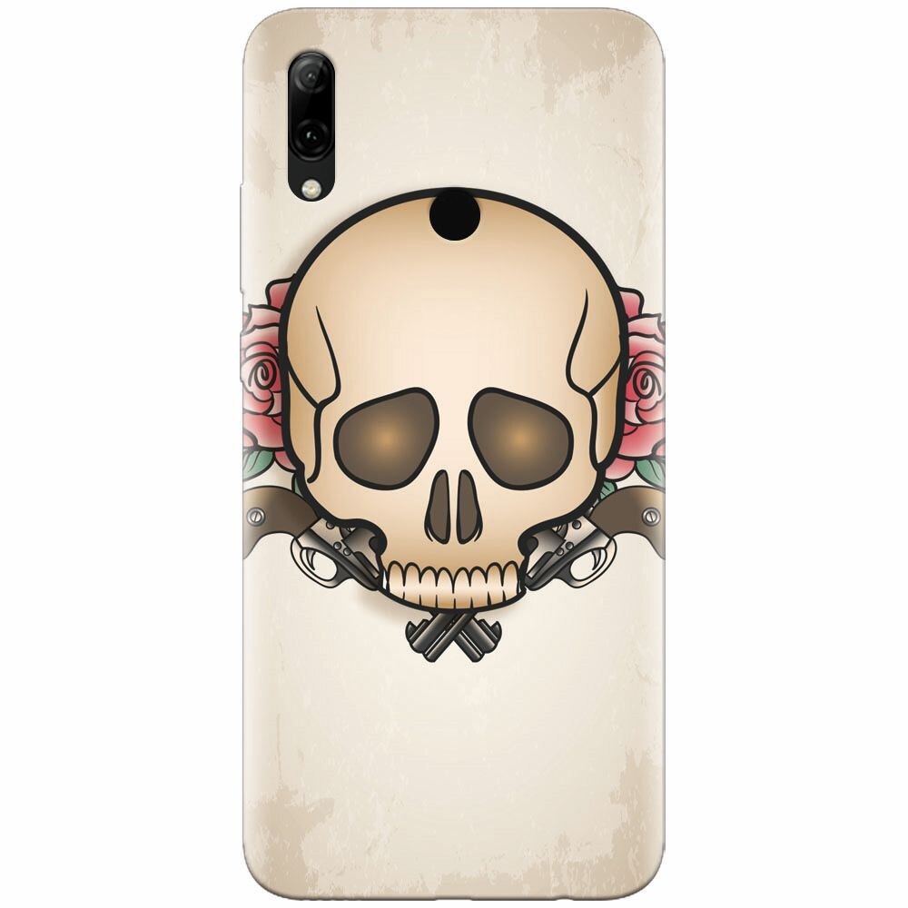 Husa silicon pentru Huawei P Smart Z, Skulls And Roses