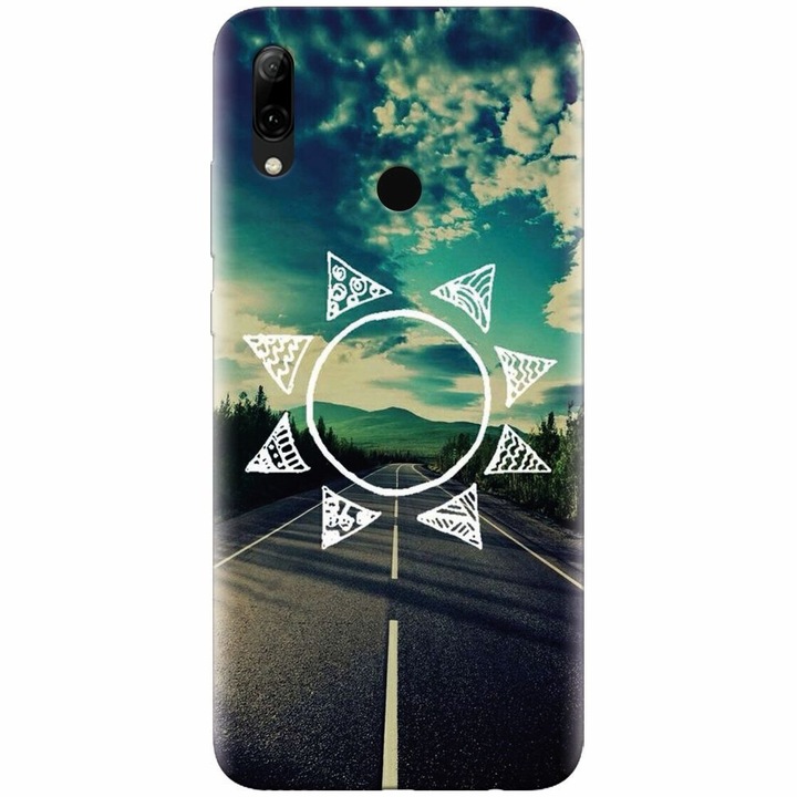 Силиконов кейс съвместим с Huawei P Smart Z, Sun On The Road