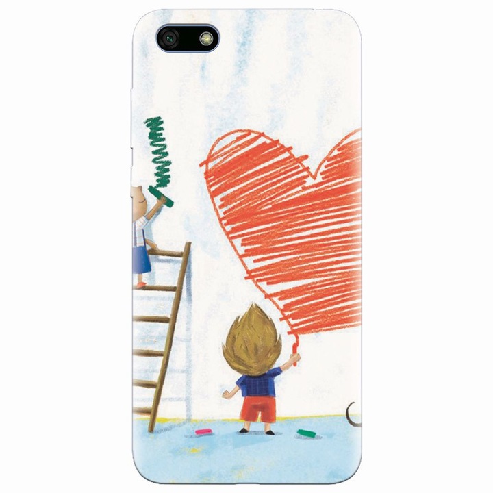 Силиконов кейс за Huawei Y5 2018, I Love You Creatures