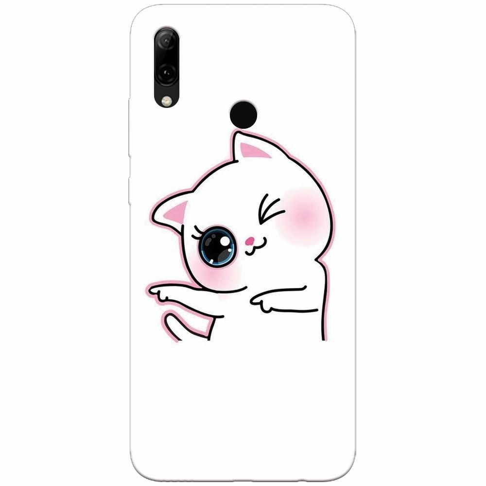 Husa silicon pentru Huawei P Smart Z, Cute Kitty