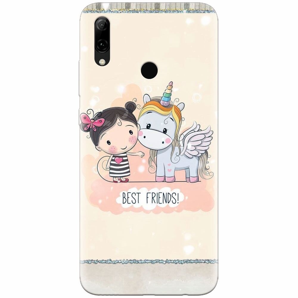 Husa silicon pentru Huawei P Smart Z, Best Friends