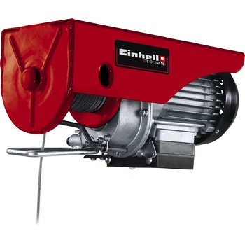 Electropalan Einhell TC-EH 250, 500 W, incarcare cu/fara scripete 250/125 kg, ridicare cu/fara scripete 5.7/11.5 m, frana automata, oprire automata la limite Electropalan Einhell TC-EH 250, 500 W, incarcare cu/fara scripete 250/125 kg, ridicare cu/fara scripete 5.7/11.5 m, frana automata, oprire automata la limite