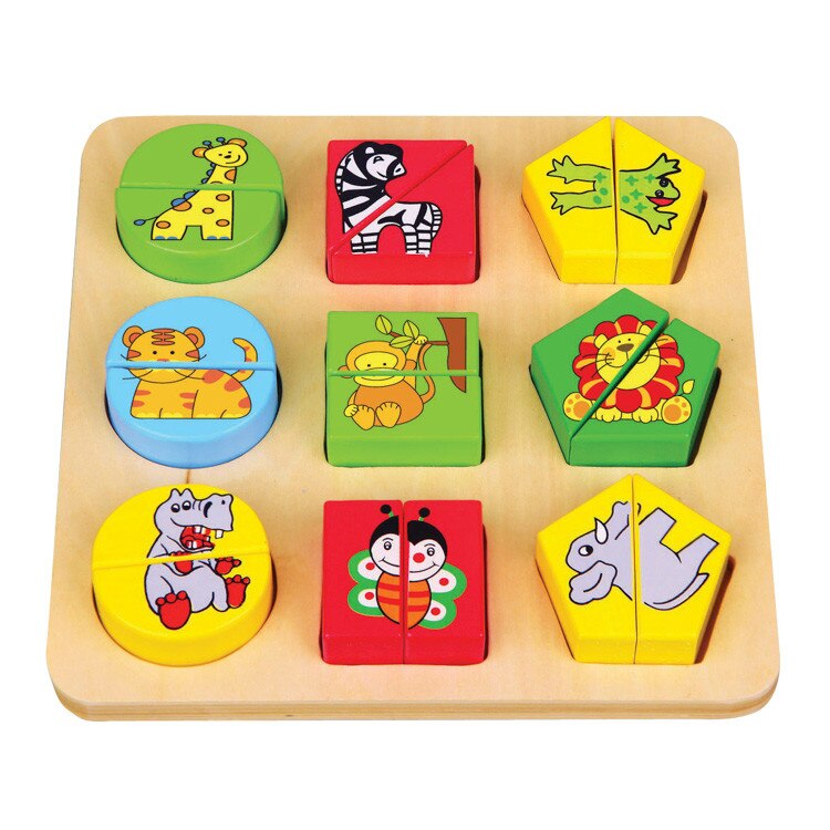 Puzzle forme Animale Animale salbatice, Fakopancs, multicolor