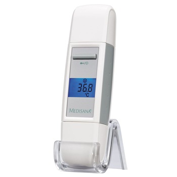 Termometru cu infrarosu Medisana FTD 99096, afisaj electronic, Alb Termometru cu infrarosu Medisana FTD 99096, afisaj electronic, Alb