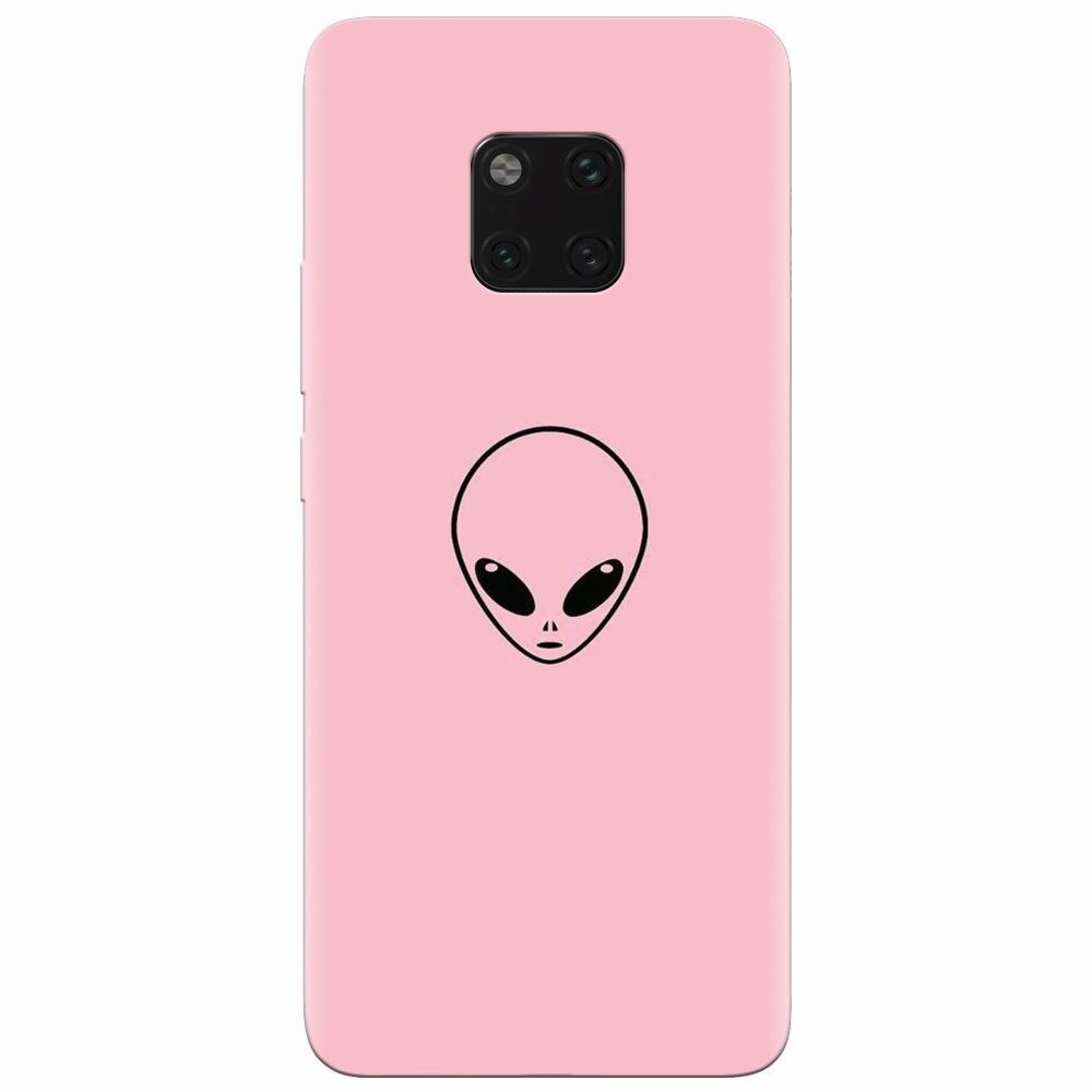 Husa silicon pentru Huawei Mate 20 Pro, Pink Alien