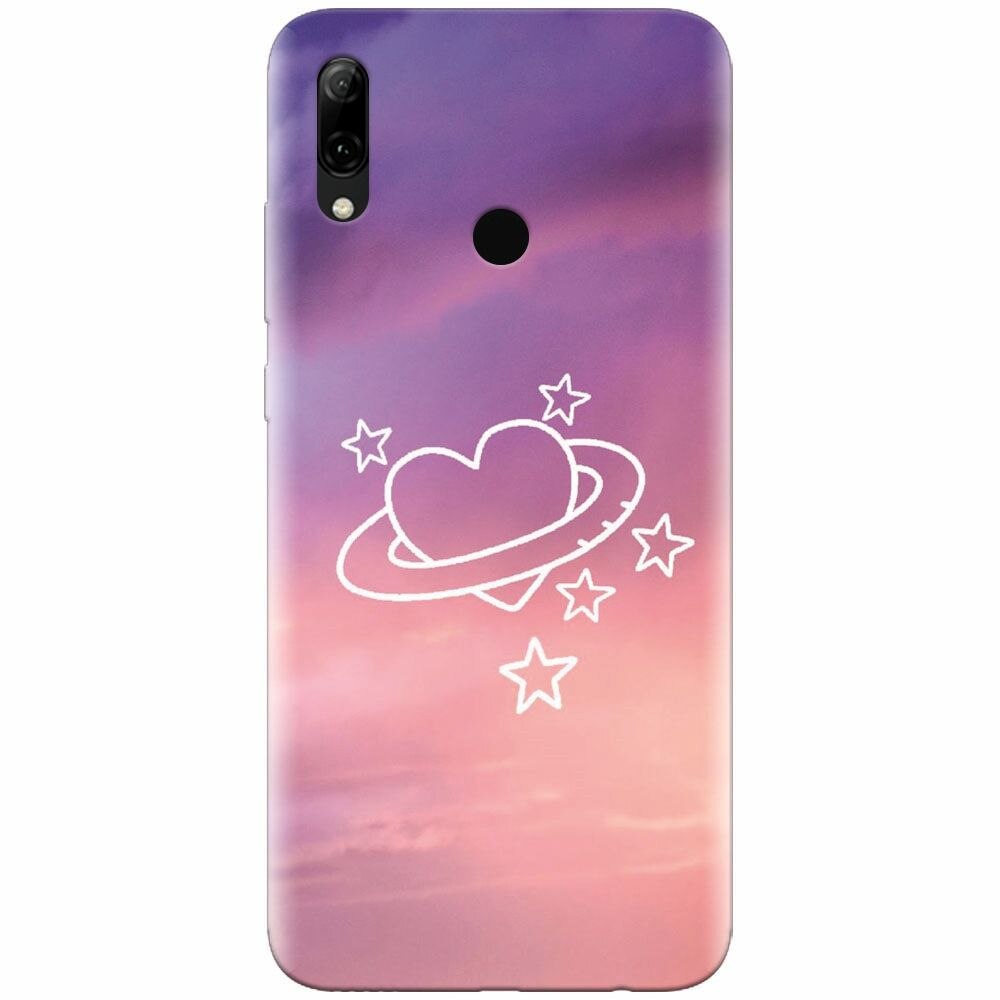 Husa silicon pentru Huawei P Smart Z, Galaxy Heart