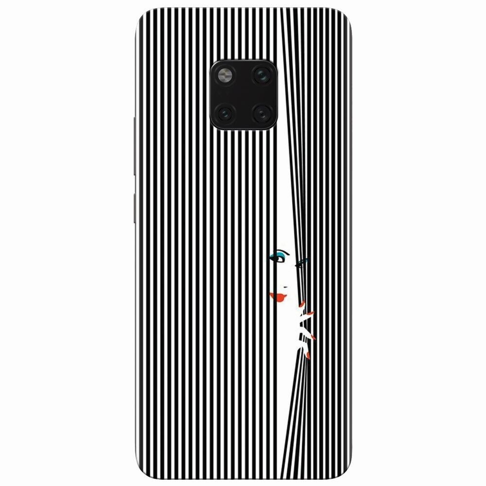 Husa silicon pentru Huawei Mate 20 Pro, Stripe