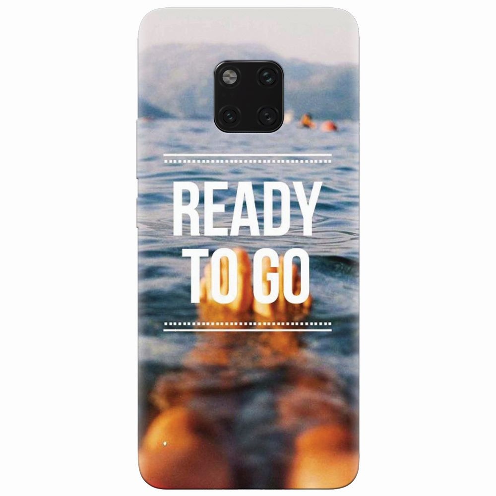 Husa silicon pentru Huawei Mate 20 Pro, Ready To Go Swimming