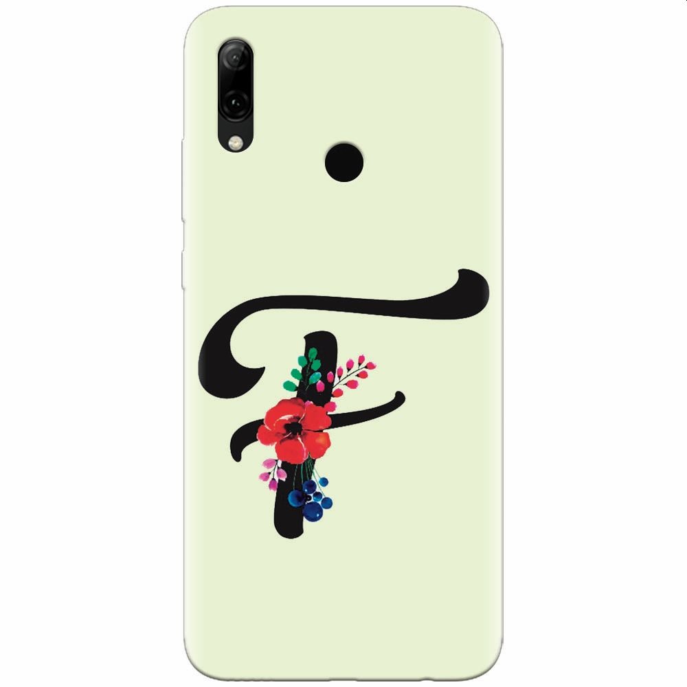 Husa silicon pentru Huawei P Smart Z, Litera F