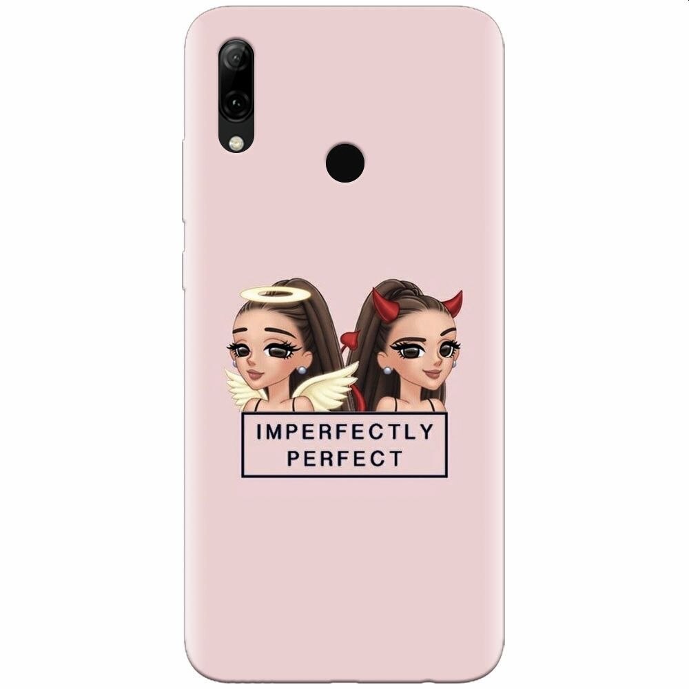 Husa silicon pentru Huawei P Smart Z, Imperfectly Perfect Pink