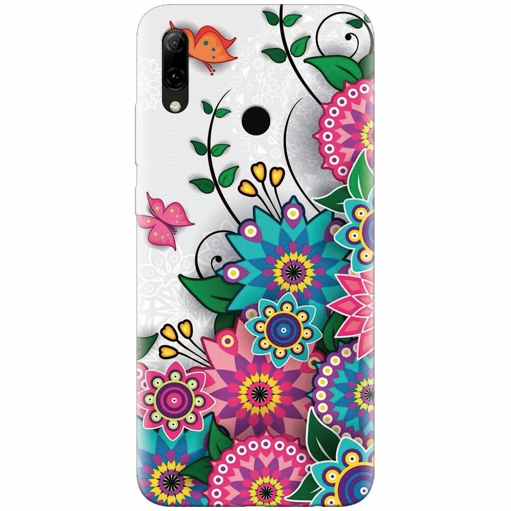 Husa silicon pentru Huawei P Smart Z, Mandala Flowers