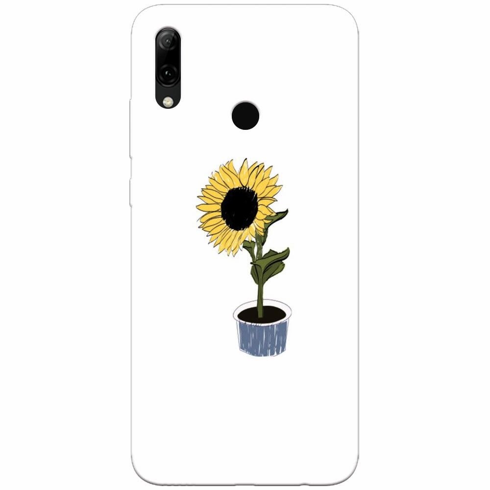 Husa silicon pentru Huawei P Smart Z, Sun Flower