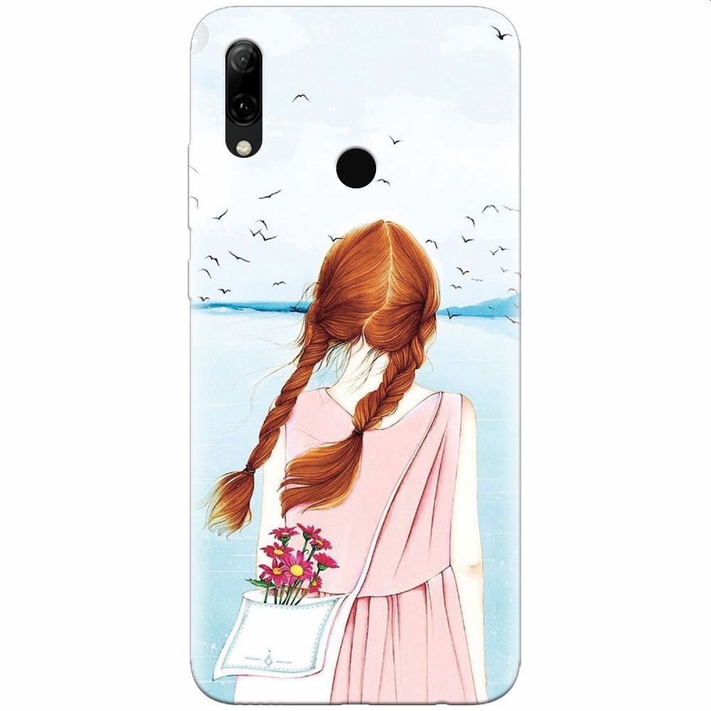 Husa silicon pentru Huawei P Smart Z, Girl And Birds
