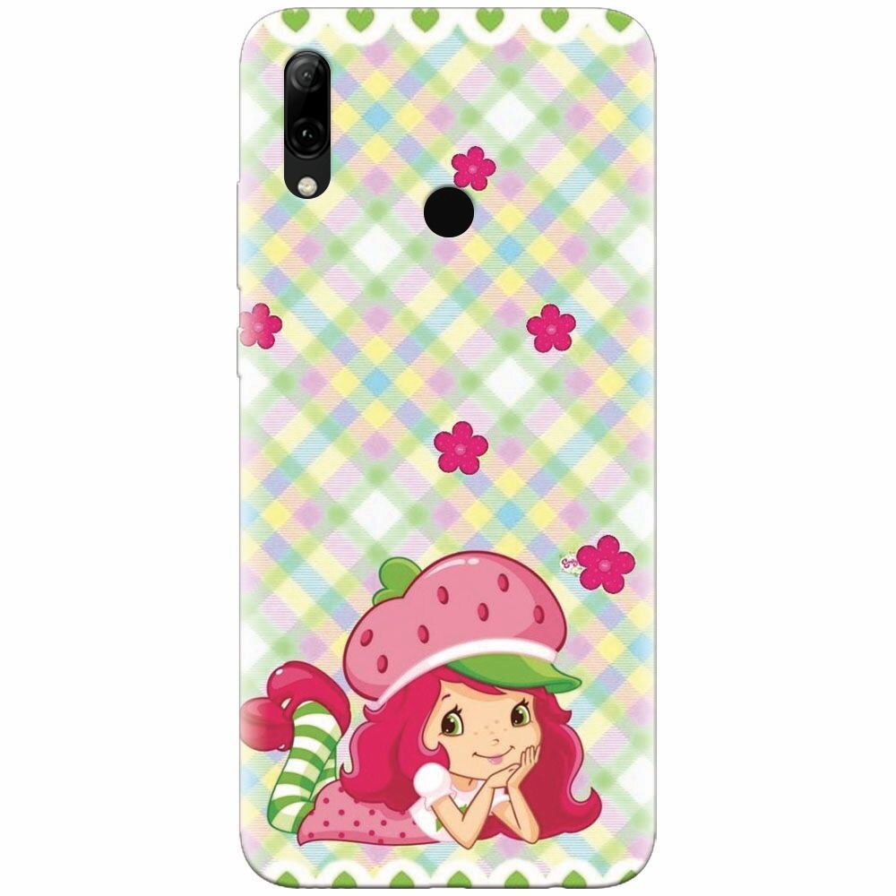 Husa silicon pentru Huawei P Smart Z, Strawberry Girl