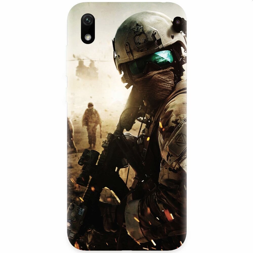 Husa silicon pentru Huawei Y5 2019, Battlefield