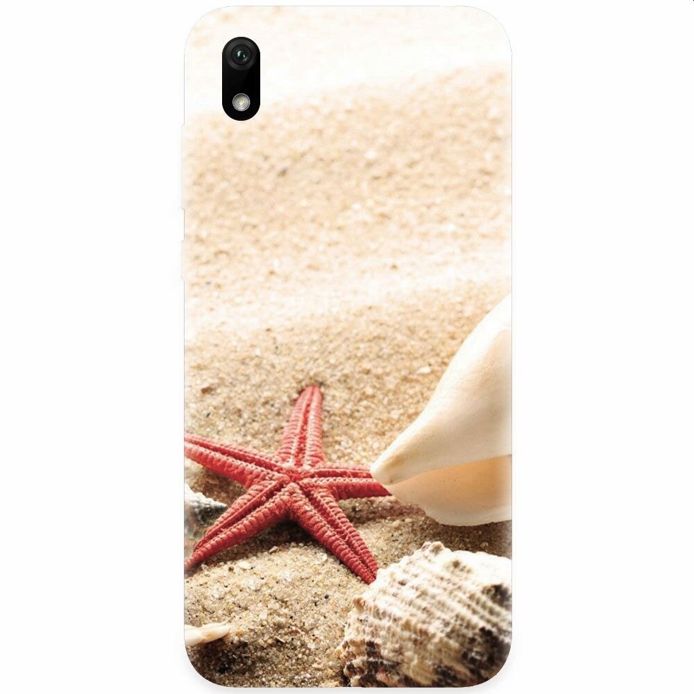 Husa silicon pentru Xiaomi Redmi 7A, Beach Shells And Starfish