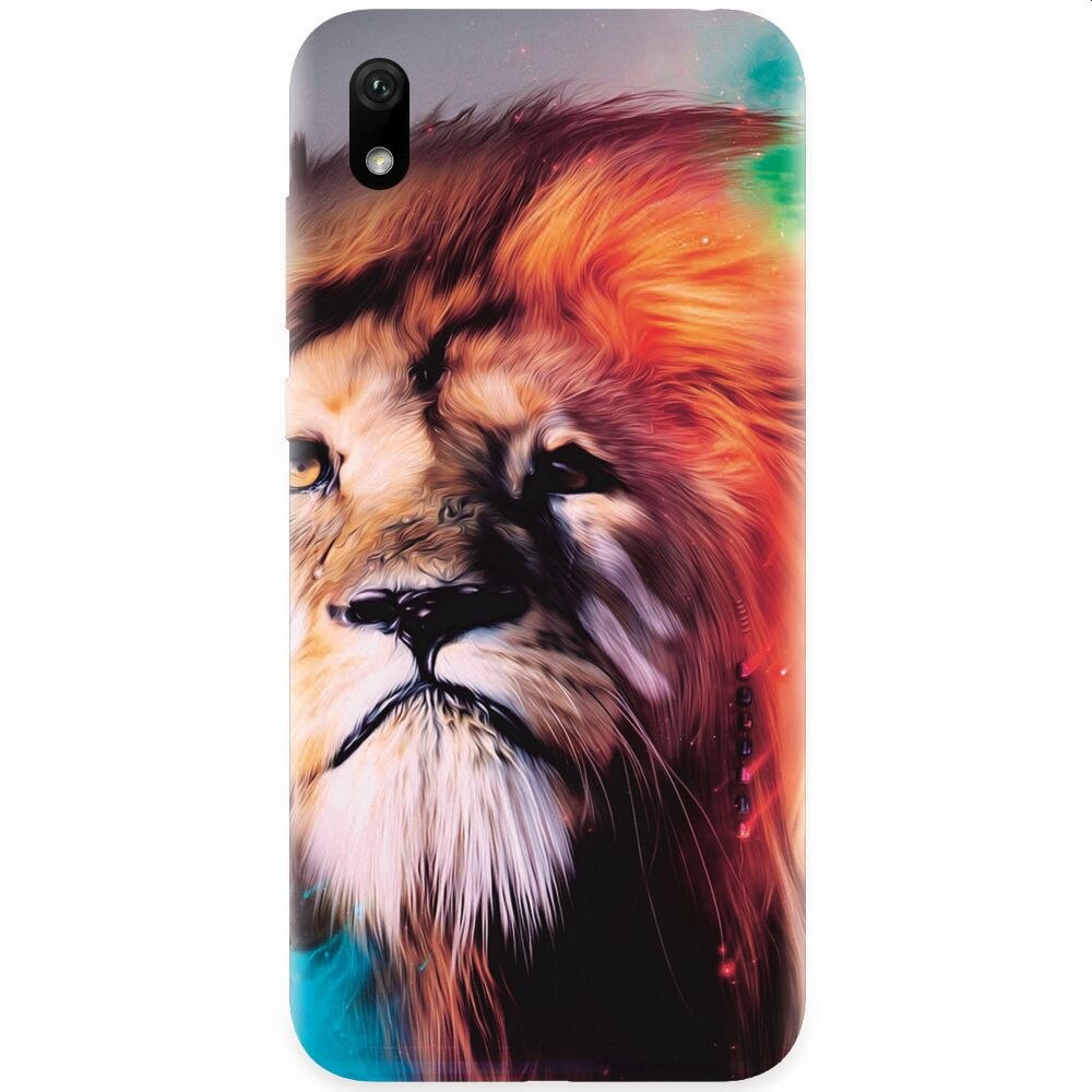 Husa silicon pentru Huawei Y5 2019, Awesome Art Of Lion
