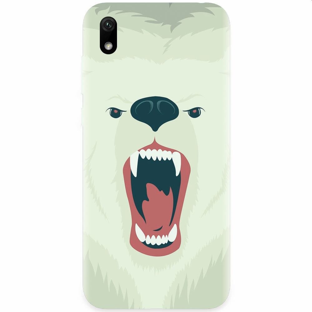 Husa silicon pentru Huawei Y5 2019, Fierce Polar Bear Winter
