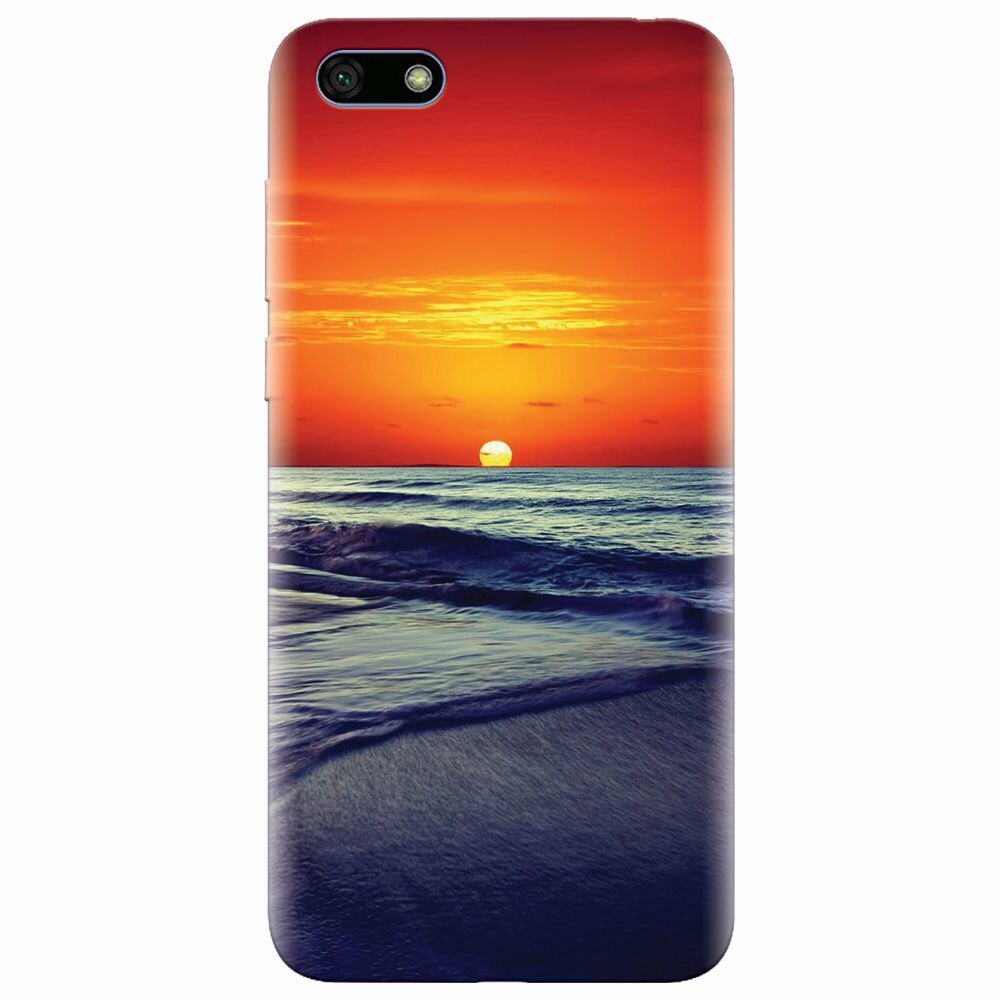 Husa silicon pentru Huawei Y5 2018, Ocean Sunset