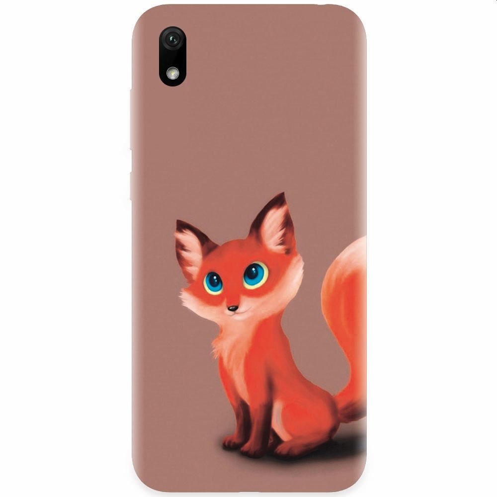 Husa silicon pentru Huawei Y5 2019, Fox Cartoon Animal And