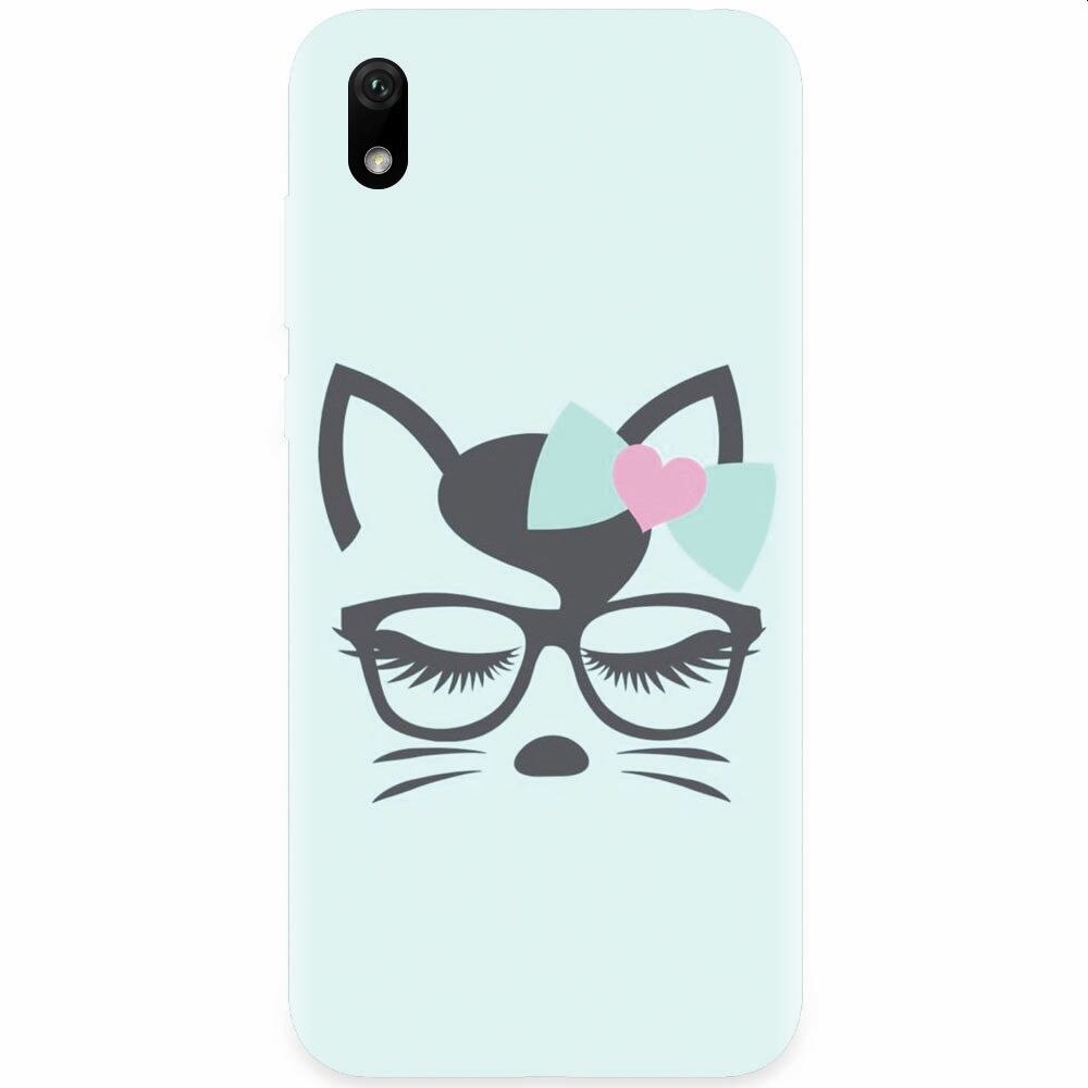 Husa silicon pentru Huawei Y5 2019, Angel Cat