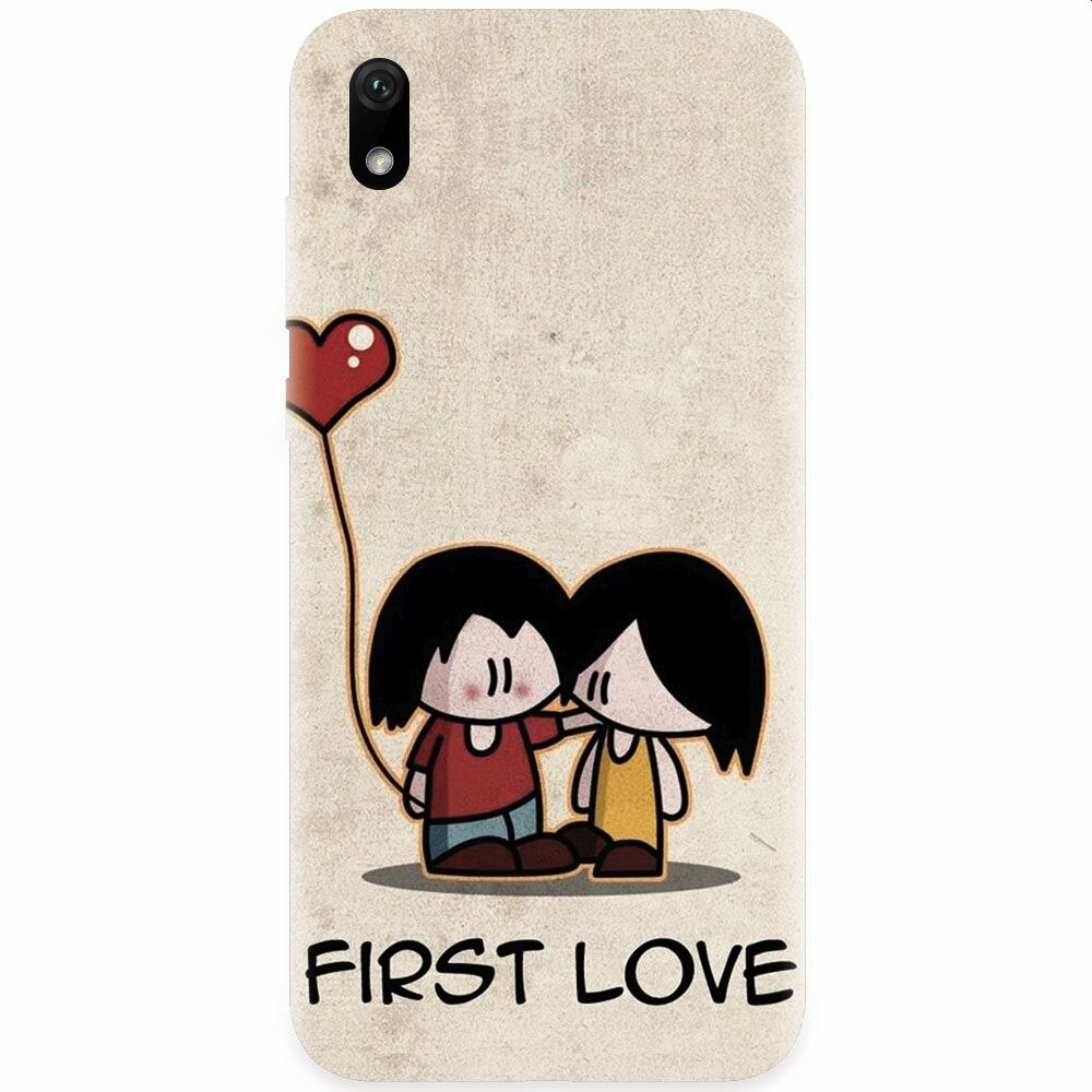 Husa silicon pentru Huawei Y5 2019, First Love Great Lock Screen