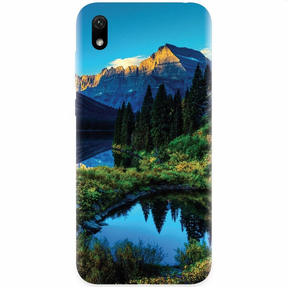 Husa silicon pentru Huawei Y5 2019, HDR Mountains Lake