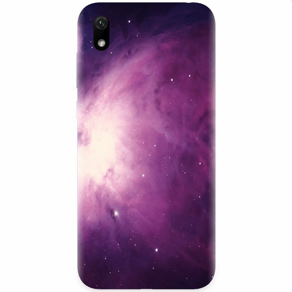 Husa silicon pentru Xiaomi Redmi 7A, Purple Supernova Nebula Explosion
