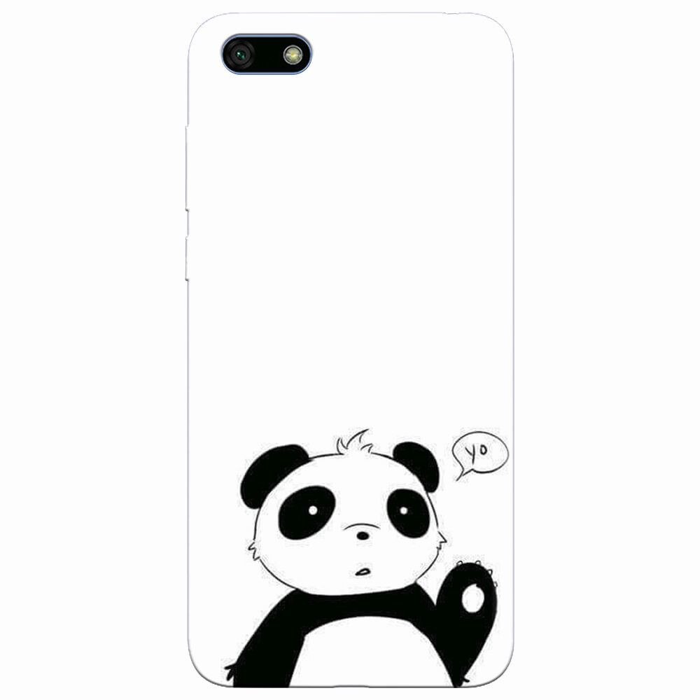 Husa silicon pentru Huawei Y5 2018, Panda Cellphone