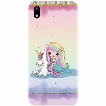 Husa silicon pentru Huawei Y5 2019, Mermaid Unicorn Play Husa silicon pentru Huawei Y5 2019, Mermaid Unicorn Play
