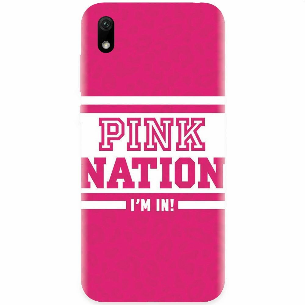 Husa silicon pentru Huawei Y5 2019, Pink Nation