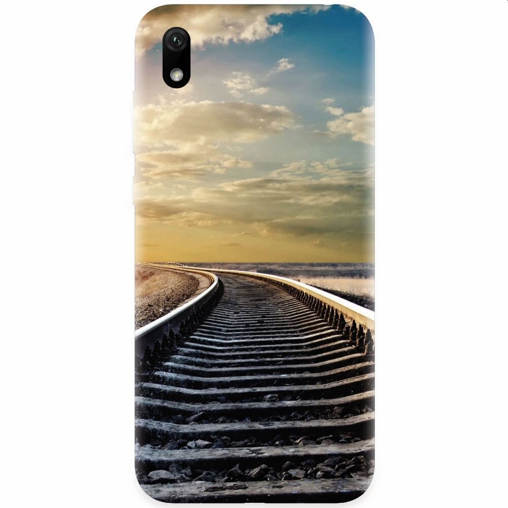 Husa silicon pentru Huawei Y5 2019, Railroad Horizon