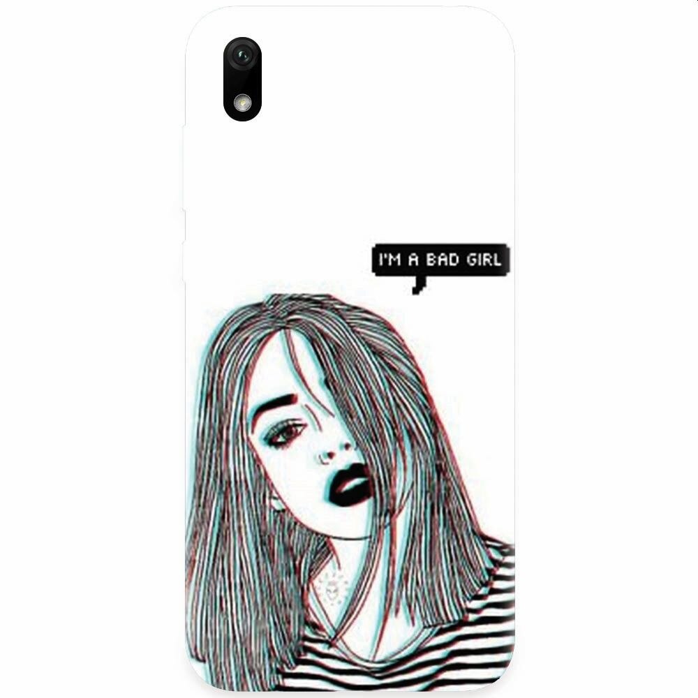 Husa silicon pentru Huawei Y5 2019, Im A Bad Girl