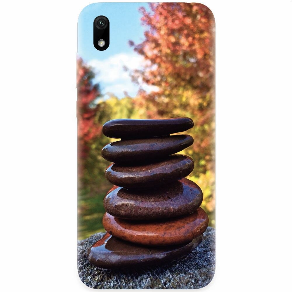 Husa silicon pentru Xiaomi Redmi 7A, Stacking Stones