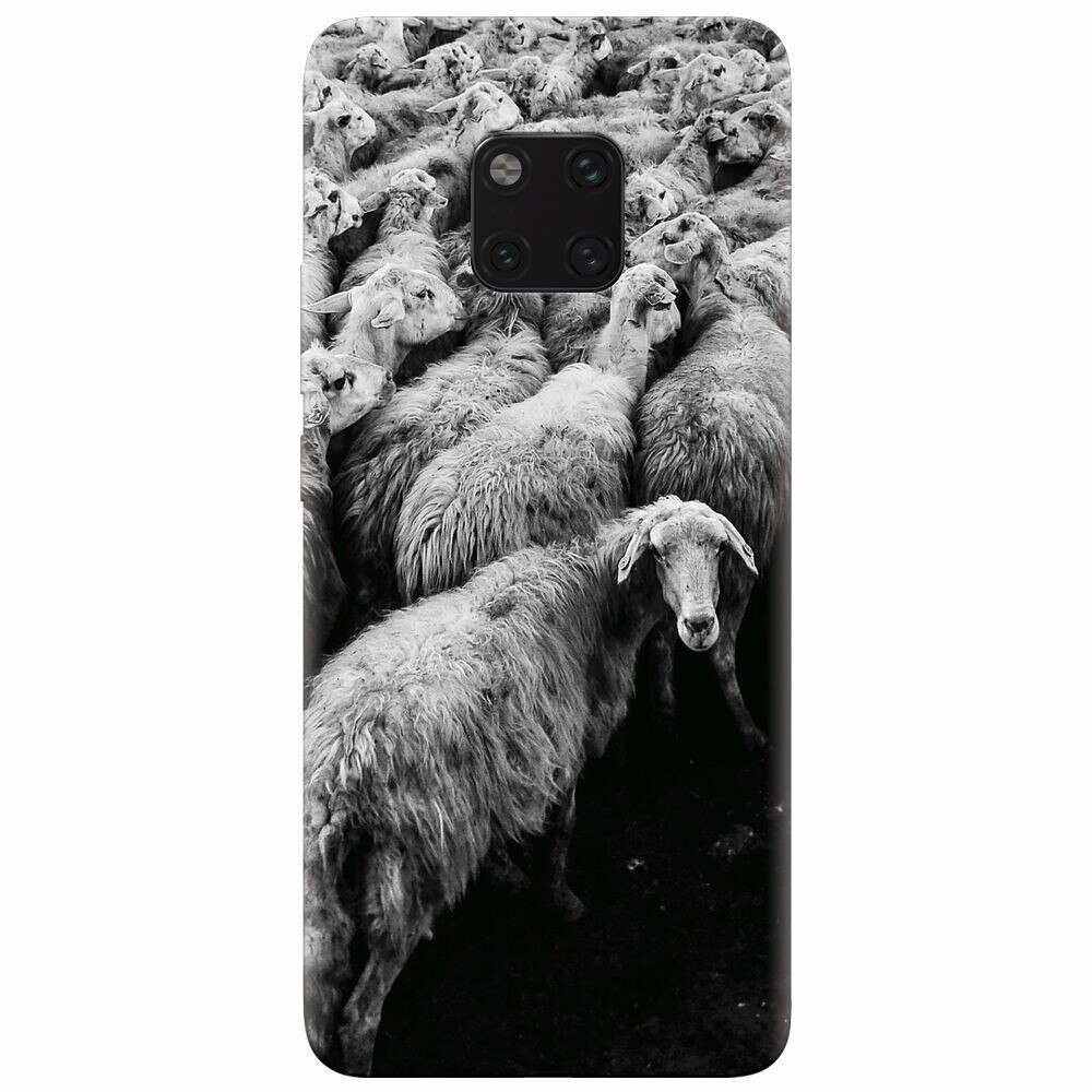 Husa silicon pentru Huawei Mate 20 Pro, Sheep