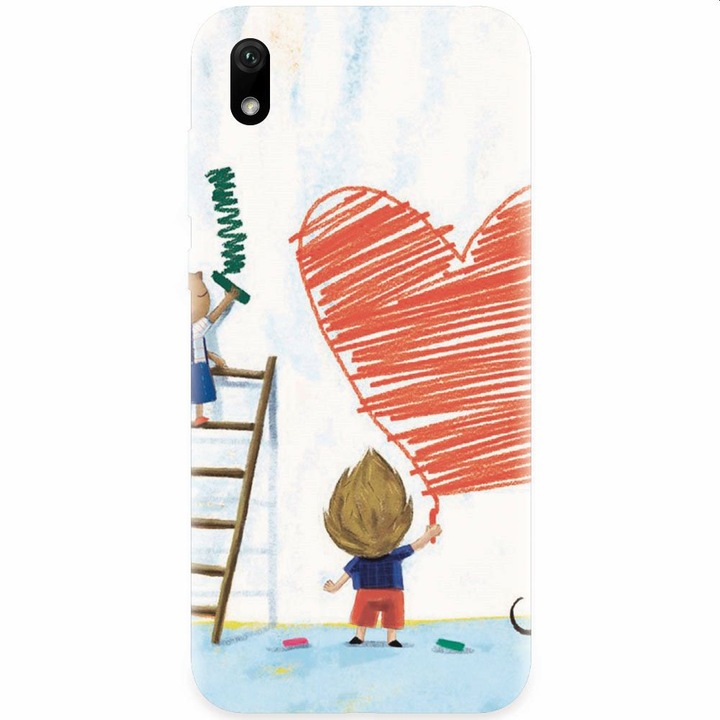 Силиконов кейс за Huawei Y5 2019, I Love You Creatures