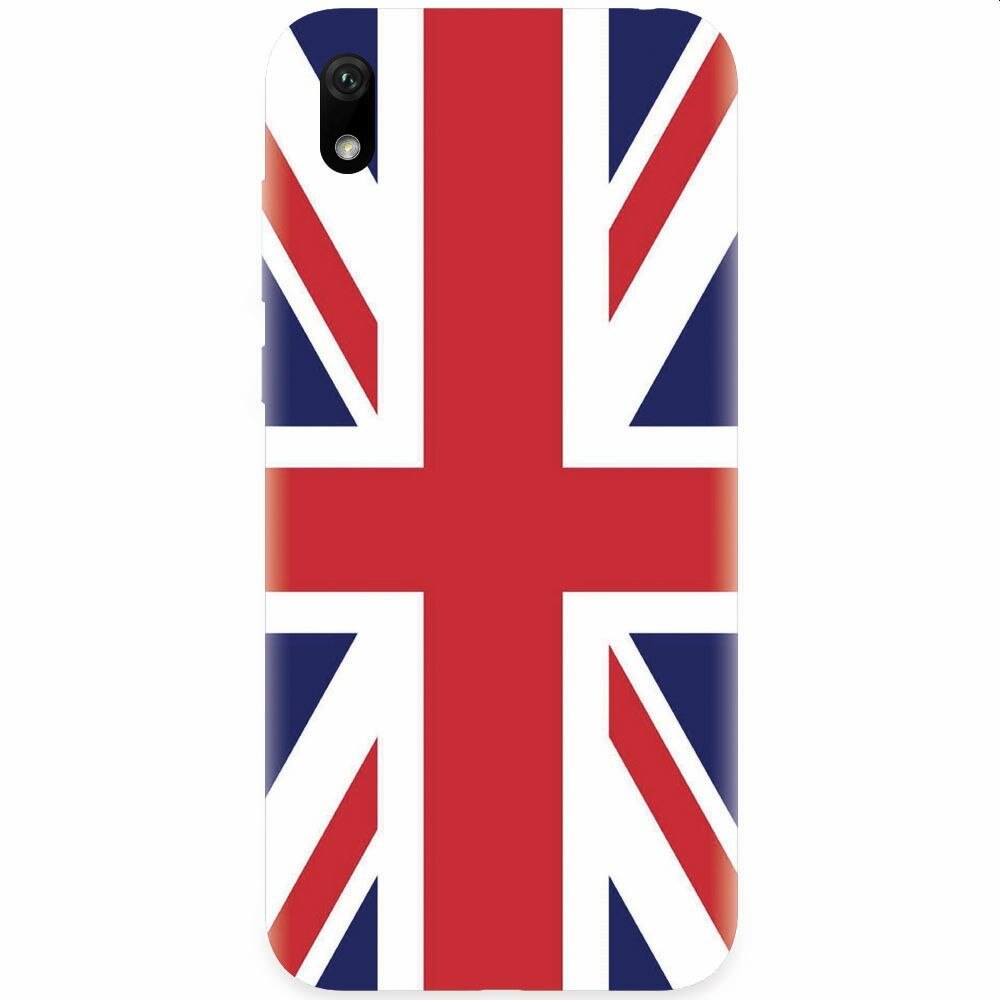 Husa silicon pentru Xiaomi Redmi 7A, UK Flag Illustration