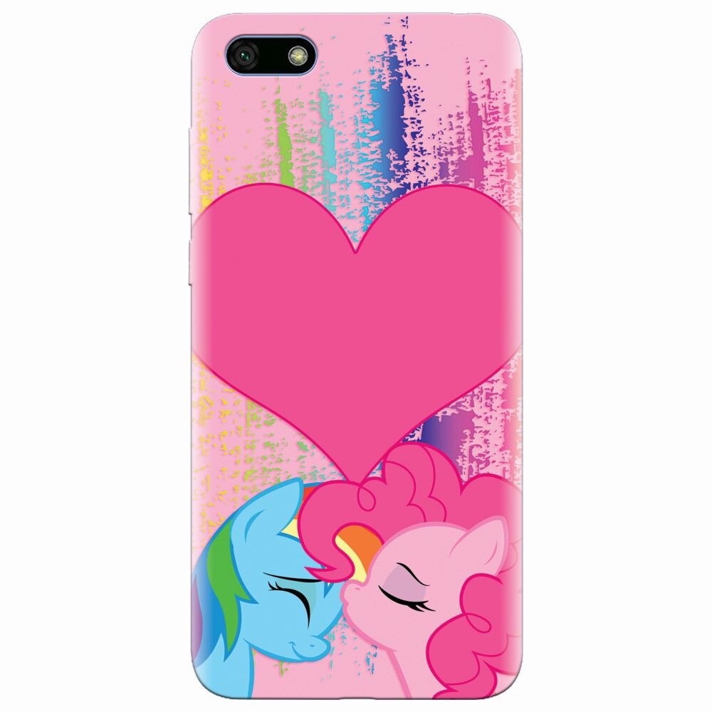 Husa silicon pentru Huawei Y5 2018, Pinkie Kiss