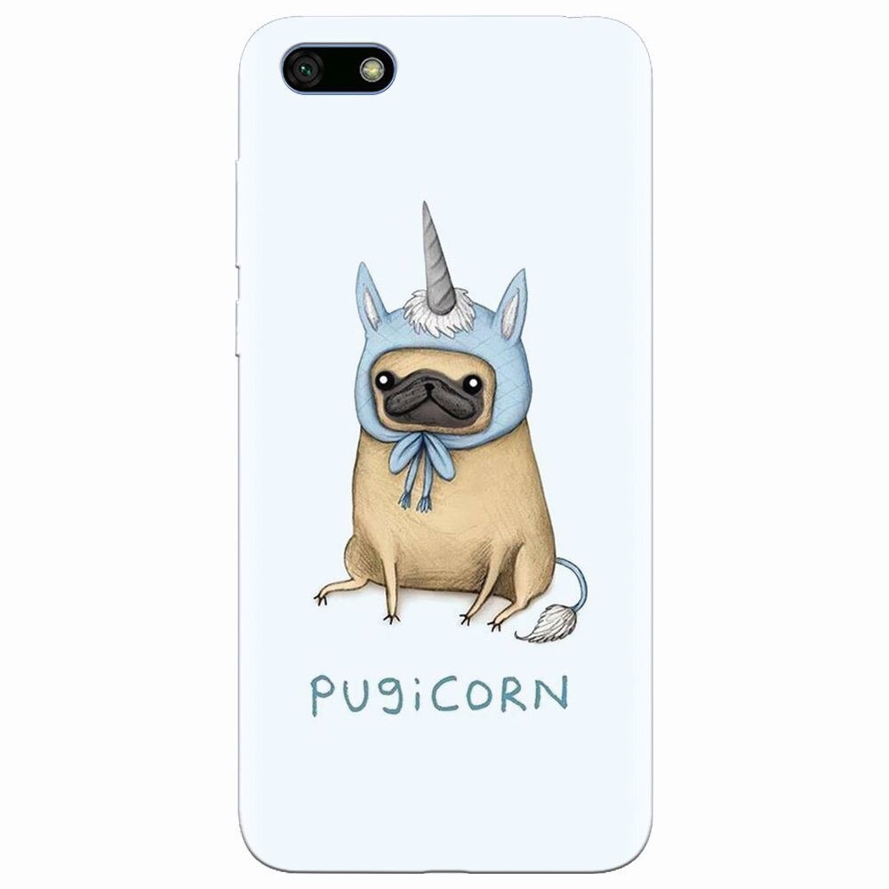 Husa silicon pentru Huawei Y5 2018, Pugicorn