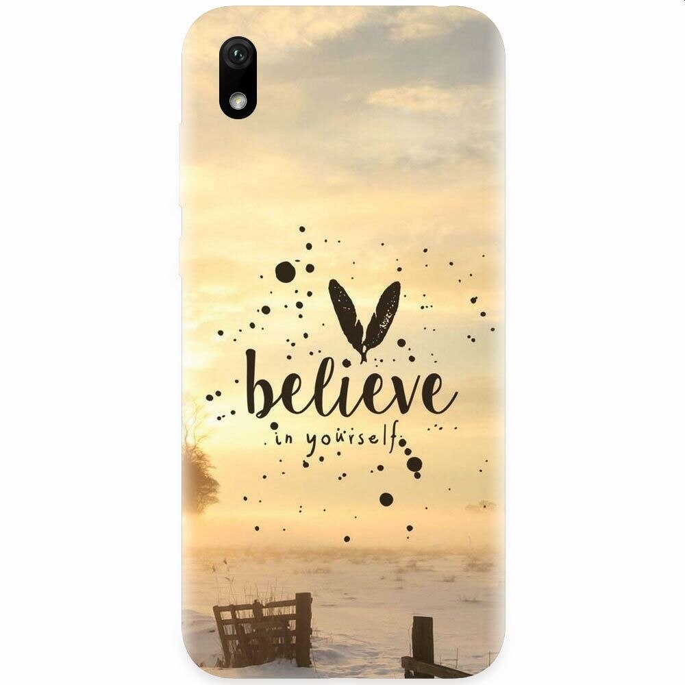 Husa silicon pentru Huawei Y5 2019, Believe In Yourself