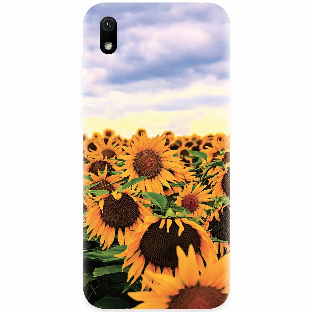 Husa silicon pentru Huawei Y5 2019, Sunflowers
