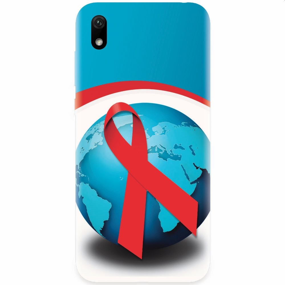 Husa silicon pentru Xiaomi Redmi 7A, World Aids Day