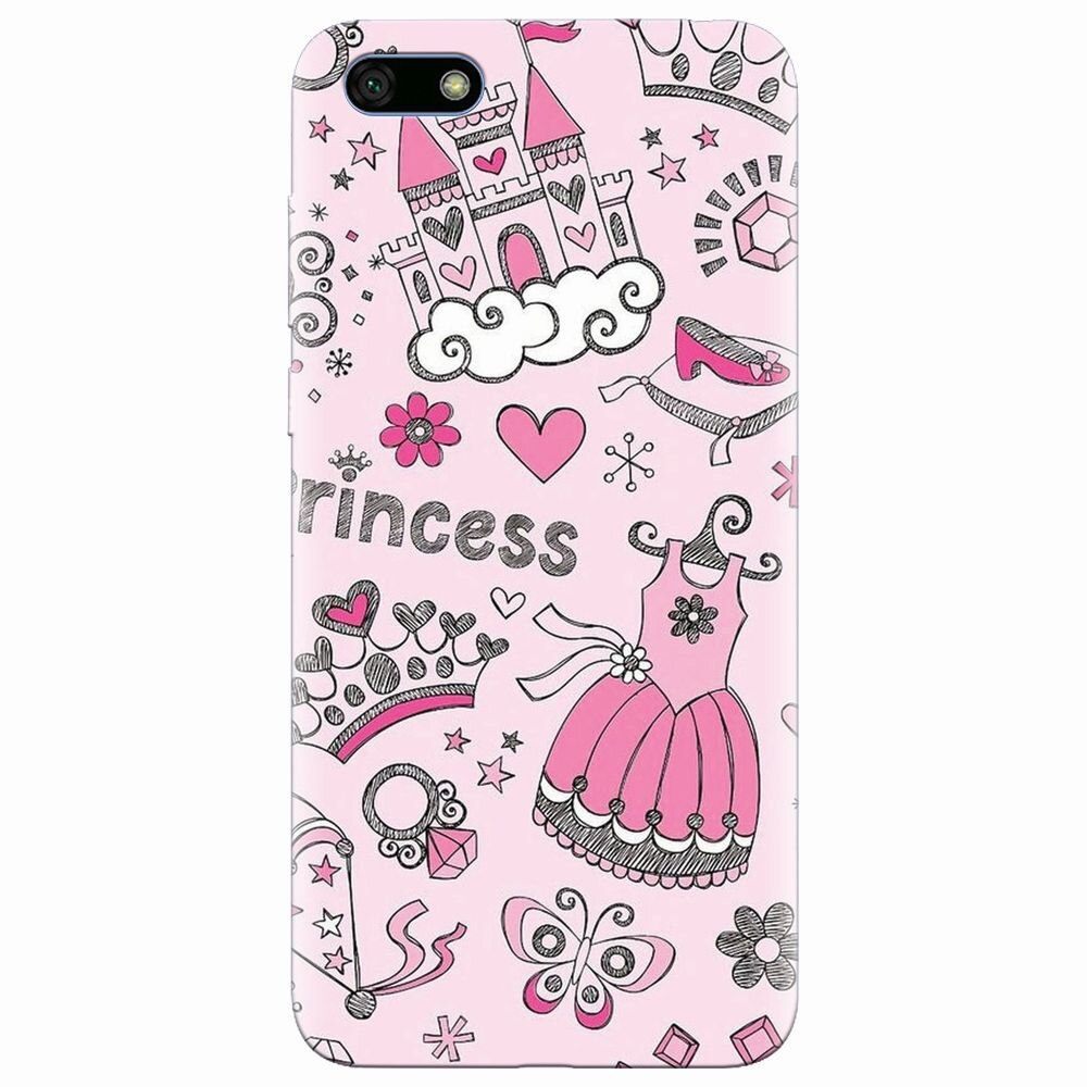 Husa silicon pentru Huawei Y5 2018, Princess