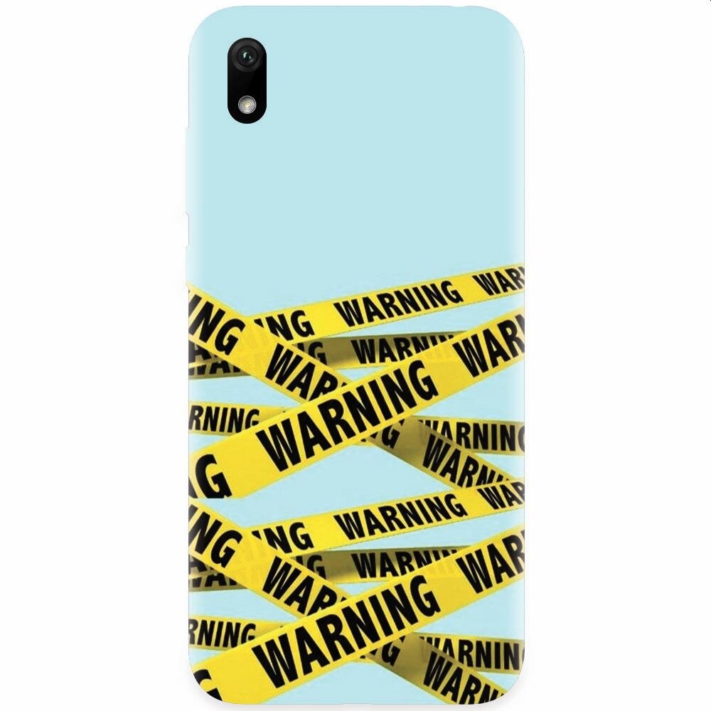 Husa silicon pentru Xiaomi Redmi 7A, Warning