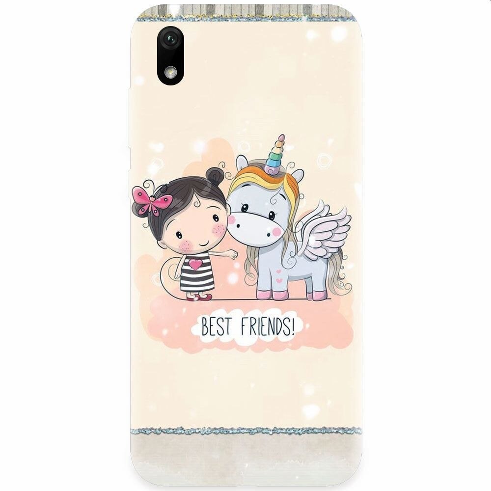 Husa silicon pentru Huawei Y5 2019, Best Friends